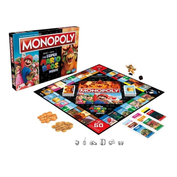 Juego de Mesa Monopoly Hasbro Super Mario Bros Movie