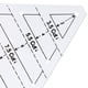 thumbnail image 4 of 13.5 Cortar Triángulo Quilting Patchwork Regla Plantilla de Acrílico Herramientas de DIY, 4 of 8