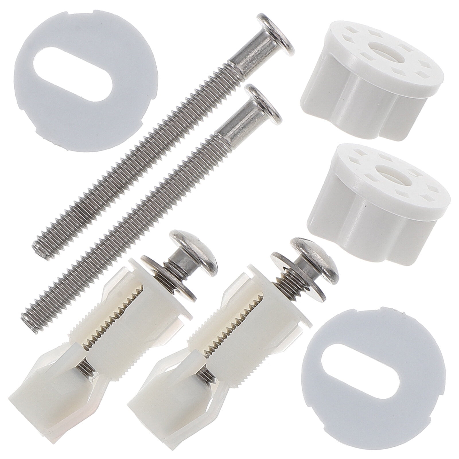 1 Set Toilet Lid Screws Toilet Expansion Screws Toilet Seat Hinges Bolt