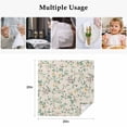 thumbnail image 5 of Spring Flowers Cloth Napkins, Yellow Pink Floral Leaves Vintage Country Plants Washable and Reusable Dinner Napkins Set of 8, Table Napkin for Kitchen Party Birthday Wedding Hotel 20"x20", 5 of 9
