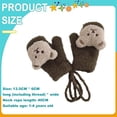 thumbnail image 2 of Manoplas para niños con forro polar para un invierno cálido y elástico, guantes de punto con dedos completos891, 2 of 5