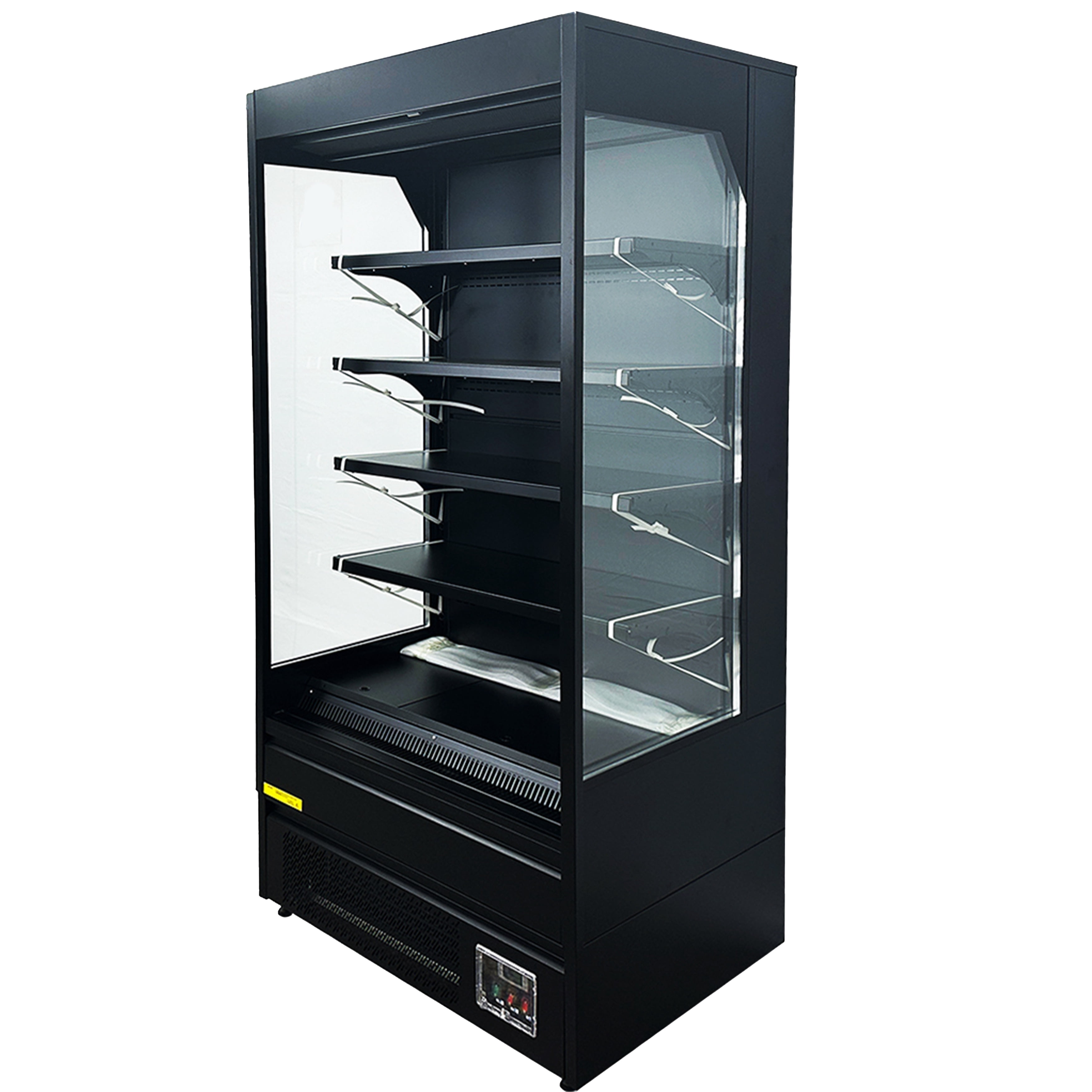 NSF 40 in. Vertical Open Air Display Merchandiser, Commercial Refrigerator Grab Showcase