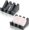 Dark Grey 1, variant on BARMOTU 2 Pieces Silicone Soap Dish Self Draining Soap Dish Shower Waterfall Bar Soap Holder Tray with Drain Soap Saver for Kitchen Bathroom Accessories (Cream White)