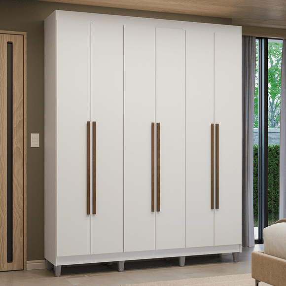 Ropero Closet Madesa Venus 6 Puertas Con Pies 180cm BB 1