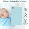 thumbnail image 6 of Allytechgroup iPad Pro 11 Inch M4 Case 2024, Ultra Slim Thin Lightweight Soft Silicone Back Shell Bumper Shockproof Protective Case Cover for Apple iPad Pro 11 Inch M4 2024 5th Gen, Lightblue, 6 of 8