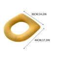 thumbnail image 3 of Toilet Seat Cushion Thickened Toilet Cover Knitted Toilet Seat Cushion Washable Household Toilet Cover Winter Warm Toilet Seat Cover Mat, 3 of 4