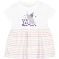 thumbnail image 3 of Inktastic It's My 1st New Year's Elephant Girls Baby Dress, 3 of 5