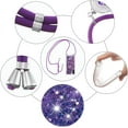 thumbnail image 6 of Long Crossbody Lanyard Clear Case for Samsung Galaxy A24 4G with Adjustable Neck Strap, Glitter Sparkly Bling Quicksand Phone Cover Cases for Samsung Galaxy A24 4G QKG Purple, 6 of 14