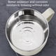 thumbnail image 4 of Pisexur Batería de cocina Taza de acero inoxidable con tapa y asa - 400 ml, reutilizable, con doble aislamiento - Ideal para el hogar, la oficina, viajes, café y desa para la cocina del hogar, 4 of 7