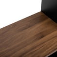 thumbnail image 4 of 95.5" W Wall Unit TV Stand with Bookshelves for TVs up to 80",  Media Entertainment Center with Cabinets, Tempered Glass Doors and  Adjustable Shelves,Modern TV Console Table for  Living Room, Bedroom, 4 of 7