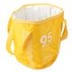 thumbnail image 5 of Bolsa de baño plegable para remojar los pies, portátil, impermeable, con aislamiento, para el hogar, lavabo para pedicura con tapa, color amarillo mango, 5 of 14