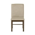 thumbnail image 3 of Better Homes & Gardens Reading Tall Dining Chair 2 Pack, Walnut and Cream, 3 of 8