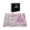thumbnail image 5 of Ambesonne Heels and Dresses Jigsaw Puzzle, Paris Atelier, Heirloom-Quality Fun Activity for Family Durable Cardboard, 1000 pcs, Pale Pink Magenta Mauve, 5 of 5