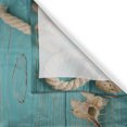 thumbnail image 3 of Ambesonne Nautical Beach Kitchen Curtains, Ropes Starfish Stone, 55"x45", Turquoise Beige Umber, 3 of 3