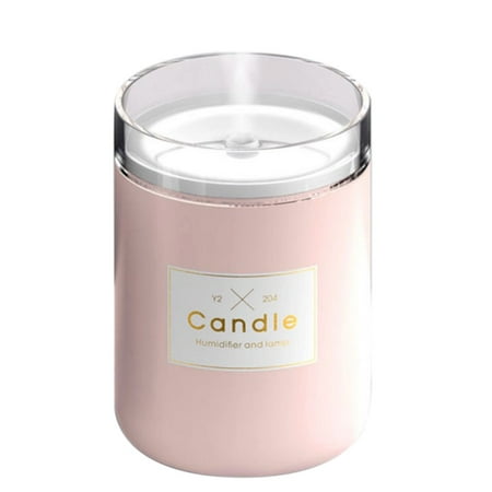 

280ml Sonic Air Humidifier Candle humidifier Car purifier mist Romantic Soft Light USB Essential Oil Diffuser Car Purifier Mist Maker