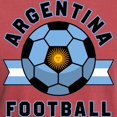 thumbnail image 3 of CafePress - Argentina Football T Shirt - Mens Comfort Colors Shirt, 3 of 5