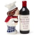 thumbnail image 2 of Pacific Giftware Wine Chef Waiter Magnetic Salt & Pepper Shakers, 2 of 2