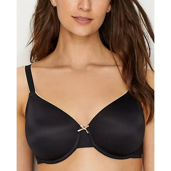 Bali BLACK/NUDE Passion for Comfort Light-Lift Bra, US 42DD, UK 42DD, NWOT