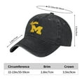 thumbnail image 5 of Michigan Us Adult Adjustable Classic Washed Casquette Cap Hat Baseball Cap For Man For Woman, 5 of 7