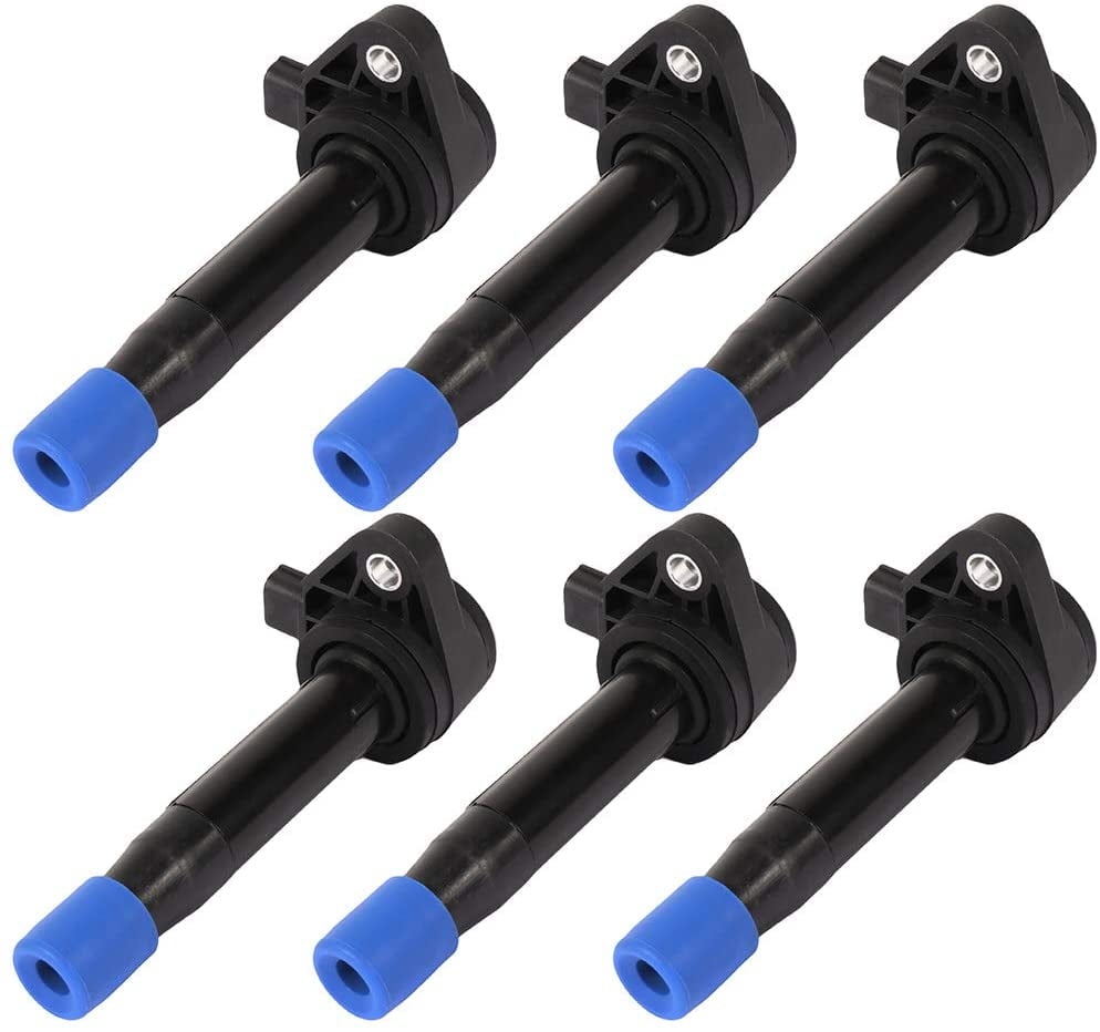 1788379 ROADFAR Pack of 6 Ignition Coils Fit for Acura MDX/RDX/RL/TL/TSX/ZDX Honda Accord/Accord Crosstour/Crosstour/Odyssey/Pilot/Ridgeline 2008-2015 Equivalent with OE