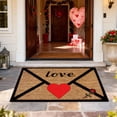 thumbnail image 2 of zhangmingg Envelope Design Heart Shaped Area Rug Soft Floor Mat for Valentine's Day Anniversary Wedding Bedroom, 2 of 6