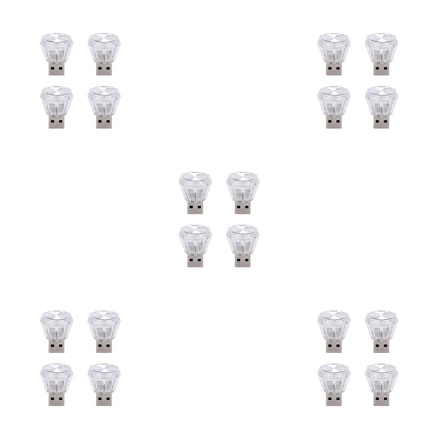 Luz ambiental USB mini 4 piezas Speravity color Blanco