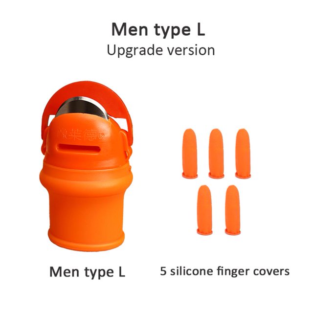 Cuchillo de pulgar Protector de dedos Clavo de metal Cosecha de vegetales Tijeras L * 5 Ndcxsfigh Para estrenar