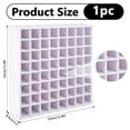 thumbnail image 2 of 64 Grids PVC Pigment Holder Display Racks Rectangle White 33x8.9x33cm, 2 of 6