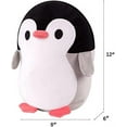 thumbnail image 3 of Juguete de peluche de pingüino, 12 pulgadas, juguete de almohada de peluche, lindo juguete de peluche de pingüino, animal de peluche Kawaii, regalo para niños, niños y niñas JM, 3 of 5