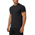 thumbnail image 2 of Mens T-Shirts Summer Raglan Short Sleeve Crewneck Casual Plain Tshirts Lightweight Breathable Basic Tees, 2 of 7