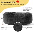 thumbnail image 2 of Cama para perros HACHIKITTY Calming Donut Cuddler para perros grandes, 2 of 7