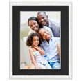thumbnail image 2 of 18x24 Frame White With Black Picture Mat For 18x24 Photo - White 22x28 Frame To Display Print or, 2 of 8