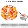 thumbnail image 6 of Round Picnic Table Cloth 100% Waterproof & Oil Proof, Elastic Fitted Table Cover for 36"-44" Round Tables, for Dining, Camping, Outdoor, 6 of 7