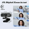 thumbnail image 4 of RONY Caméra Web 1080P avec Mise au Point Automatique et Micro à Réduction de Bruit : Caméra PC Plug & Play pour Windows 11/10/8/7, Vista/7/8/10, Mac, Android, Linux, 4 of 10