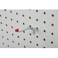 thumbnail image 3 of (4 pack) Hyper Tough 2 in. Single Peghooks, Zinc Plated Steel (4 Pack), 3 of 10
