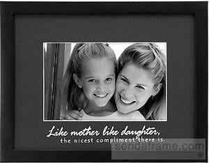 mother and daughter picture frame