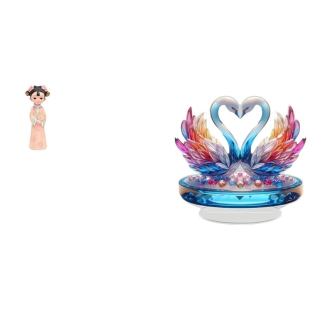 Estatua De Cisne De Resina Tradicional China, Escultura En Miniatura, Figura De Mesa, Centro De Mesa, Regalo De Escritorio Para Dormitorio, Oficina, Estantería, Granja, Cumpleaños, San