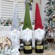 thumbnail image 5 of 3 piezas Sin cara Muñeca Forma Bolsa de vino Decoración de champán de Navidad Bolsa de recuerdo de vino Bolsa Decoraciones de Navidad Favores, 5 of 5