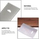 thumbnail image 4 of Advancent Raspador de pastel de acero inoxidable Raspador de pastel trapezoidal Crema de chocolate Herramienta más para glaseado Herramientas y accesorios para hornear Plata, tipo 8 15*9.8 cm, 4 of 6