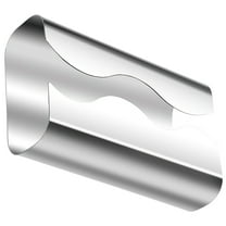 TABLZONE Metal Tissue Box Holder in Plated Silver for Bathroom with Convenient Paper Outlet and Storage