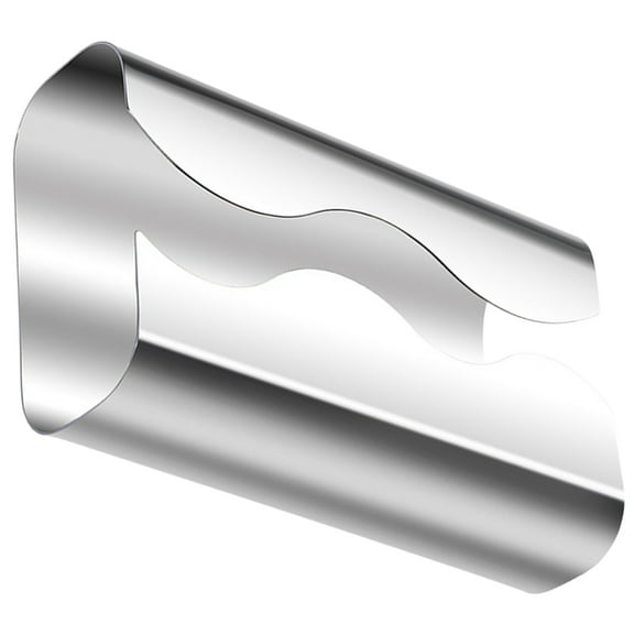 TABLZONE Metal Tissue Box Holder in Plated Silver for Bathroom with Convenient Paper Outlet and Storage