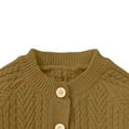 thumbnail image 5 of XXWXYD Baby Toddler Cardigan Sweater Button Up Knit Jacket Long Sleeve Unisex Warm Pullover for Newborn Fall Outfits Soft Chunky, 5 of 6