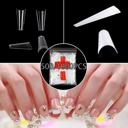 Uhuse 500 1000pcs Clear Natural Color Half French False Acrylic Nail Art Tips Uv Gel Walmart Canada Uhuse 500 1000pcs Clear Natural Color Half French False Acrylic Nail Art Tips Uv Gel Walmart Canada