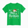 thumbnail image 5 of TOWED22 Girls Christmas T-Shirt Christmas Funny Graphic Casual T Shirts Xmas Gifts Christmas Party Outfits, 5 of 6