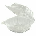 thumbnail image 3 of DART Solo Model # C57PST1| 6" X 5 13/16" X3" ClearSeal Hinged Lid Plastic Container Use for Take-out/ to-Go Food, Sandwiches, Cake, Salad (500Ct), 3 of 6