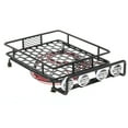 thumbnail image 3 of Com Roof Rack Luggage Carrier with Light Bar for 1/10 RC Crawler Axial SCX10 D90 110 Traxxas -4  HSP RC Car Parts, 3 of 6