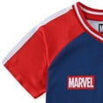 thumbnail image 5 of Marvel Captain America Short Sleeve Soccer T-Shirt and Shorts Set (Boys), 2 Piece Set, Sizes 3T-8, 5 of 9