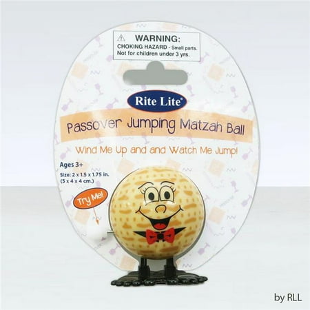 Rite Lite TYPP-MTZ-1-CR Passover Jumping Matzah Ball, Carded