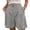 Gray#womens summer shorts, variant on oelaio Womens Dressy Shorts Wide Leg Summer Shorts High Waisted Pleated Business Casual Work Trouser Shorts with Pockets Beige L