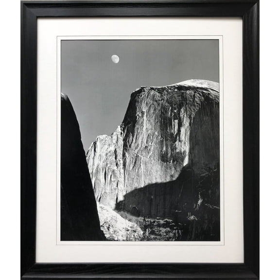 Ansel Adams "Moon and Half Dome" Custom Framed NEW lithograph Generic